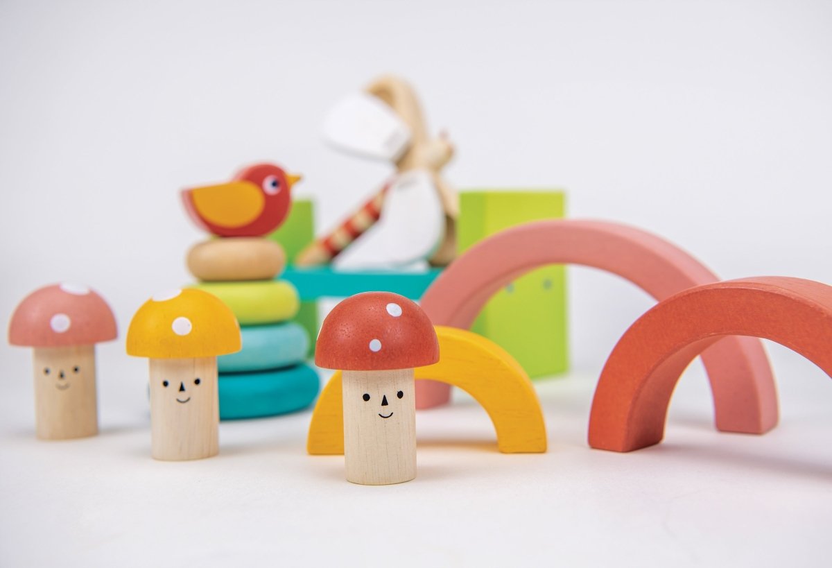 18 Months Garden Playtime Set – wooden toddler toy for children, available at Learning Bugs UK