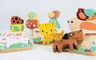 24 Months Garden Playtime Set – wooden toddler toy for children, available at Learning Bugs UK