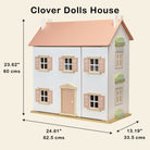 Buy Clover Dolls House | Wooden dolls house for kids by Learning Bugs UK