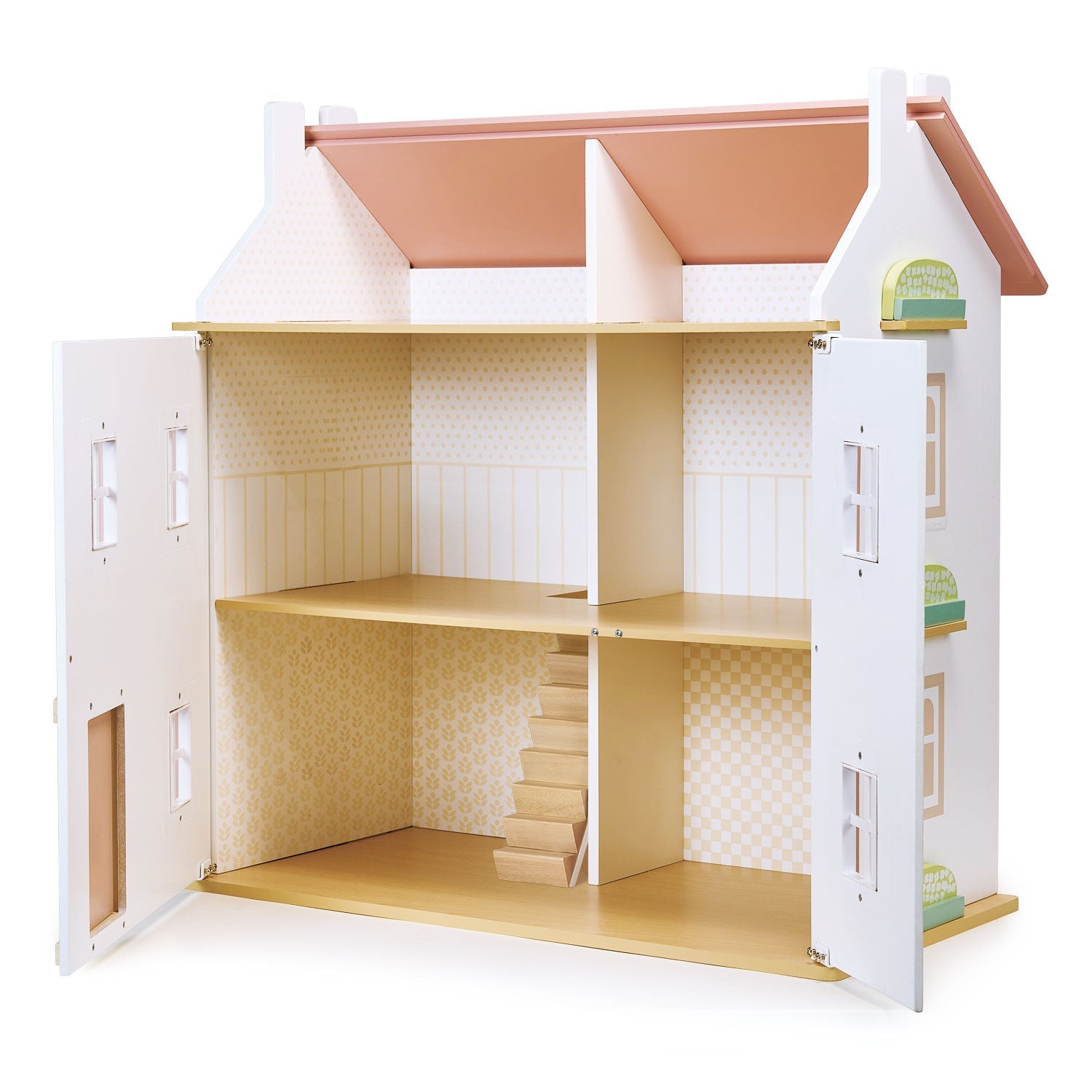 Buy Clover Dolls House | Wooden dolls house for kids by Learning Bugs UK