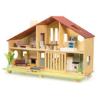 Buy Cedar Chalet (furniture included) | Wooden dolls house for kids by Learning Bugs UK