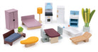 Buy Cedar Chalet (furniture included) | Wooden dolls house for kids by Learning Bugs UK