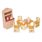 Buy Mentari Dolls House Furniture Bundle Set of 6 (MT7621 Sittingroom, MT7622 Dining Room, MT7623 Kitchen, MT7624 Bathroom, MT7625 Bedroom, MT7626 Playroom) | Wooden dolls house furniture bundle for kids by Learning Bugs UK