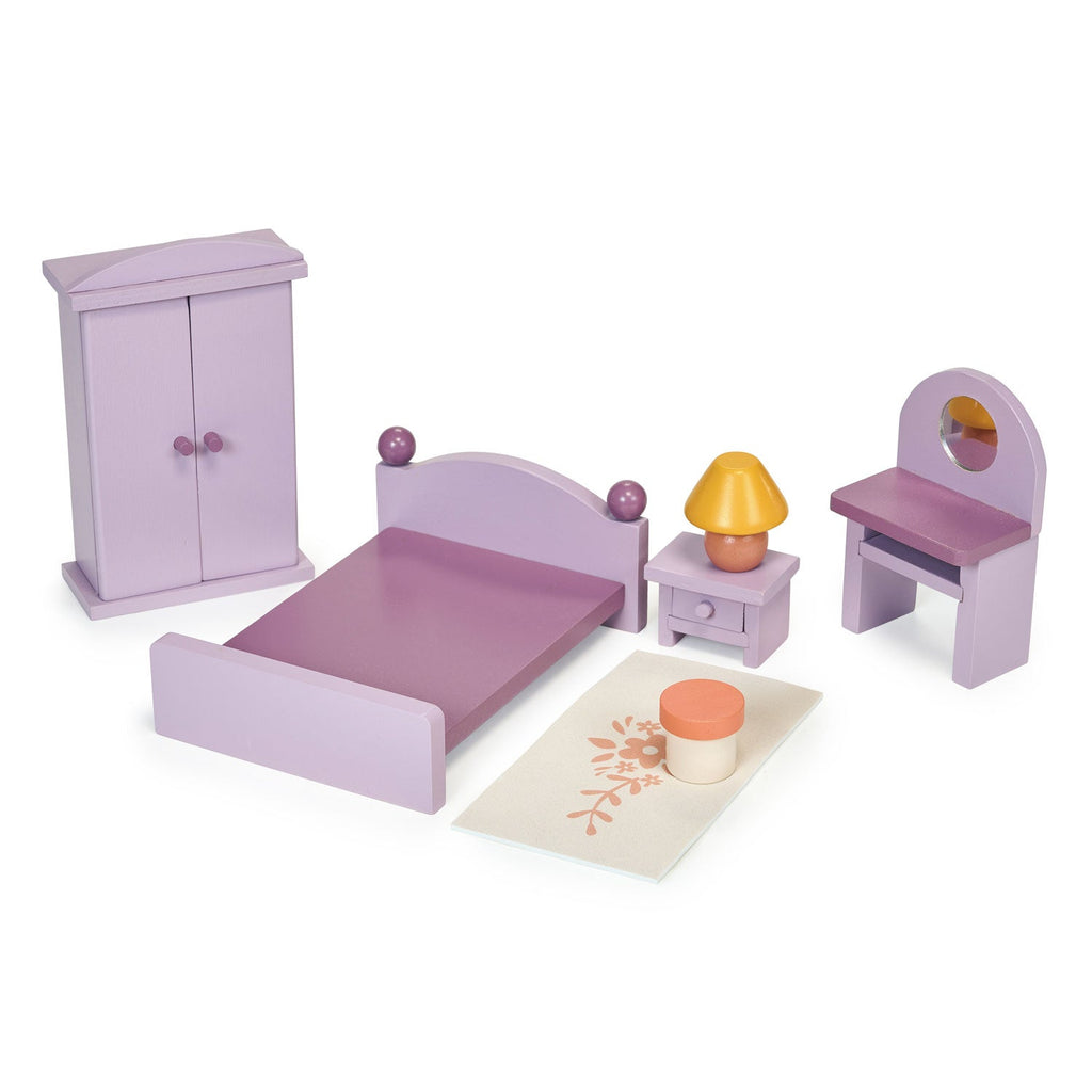 Mentari Dolls House Furniture Bundle Set of 6 (MT7621 Sittingroom, MT7622 Dining Room, MT7623 Kitchen, MT7624 Bathroom, MT7625 Bedroom, MT7626 Playroom)