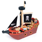 Buy Fishbones Pirate Ship | Wooden boat for kids by Learning Bugs UK