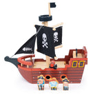 Buy Fishbones Pirate Ship | Wooden boat for kids by Learning Bugs UK