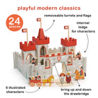 Buy King's Castle | Wooden castle for kids by Learning Bugs UK