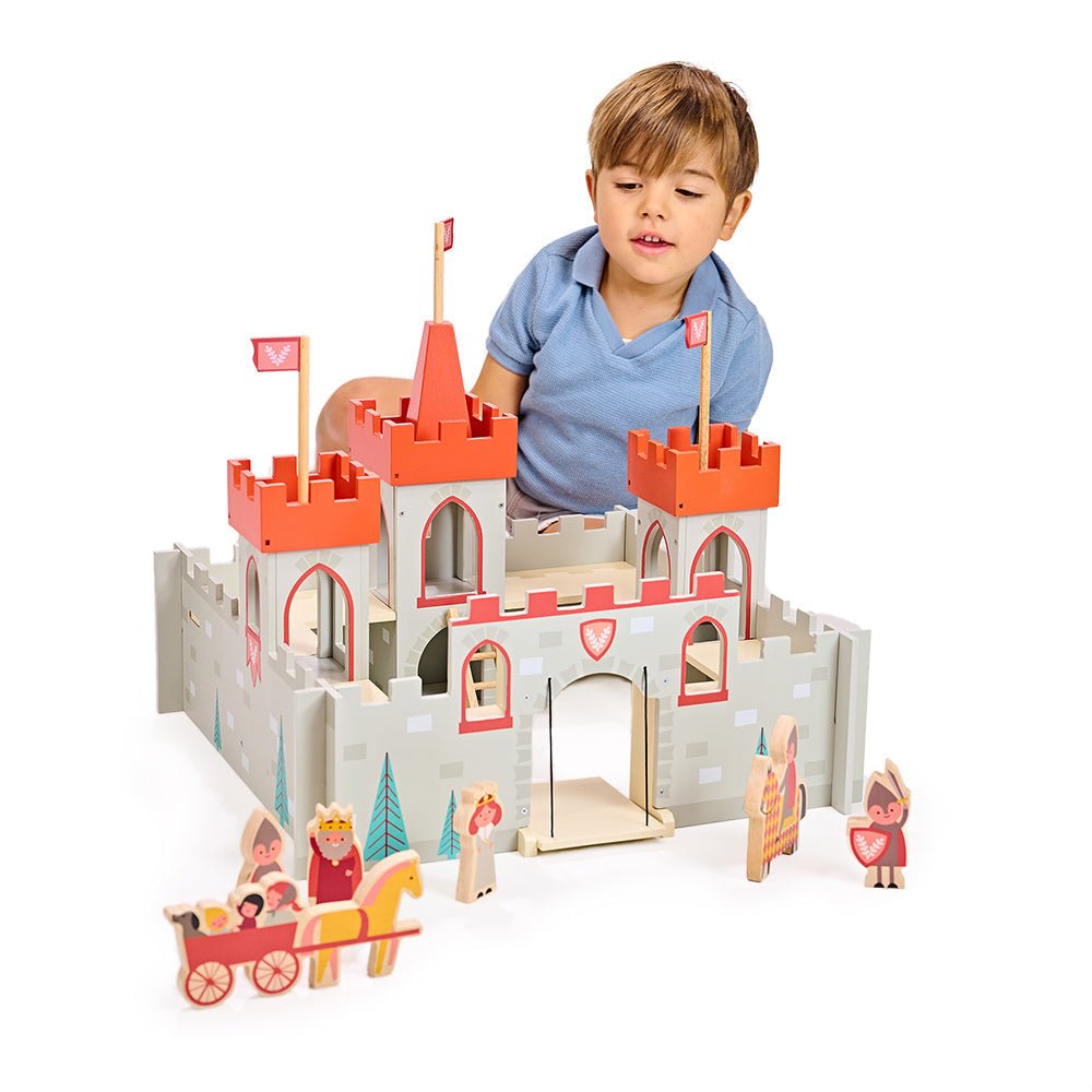 Buy King's Castle | Wooden castle for kids by Learning Bugs UK