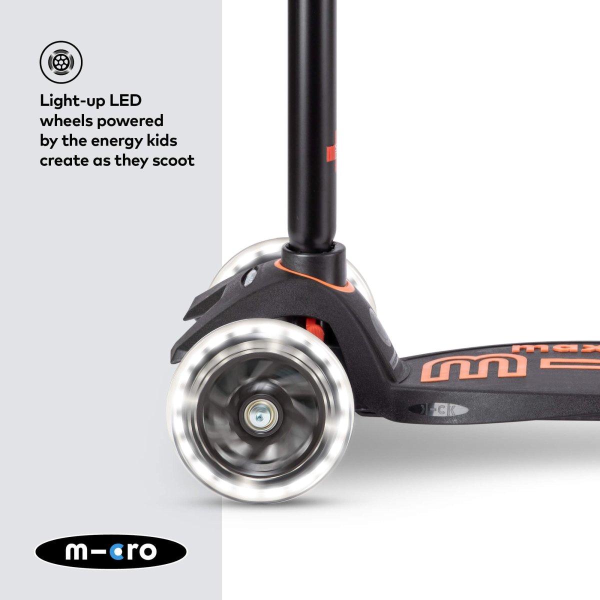 Micro Scooters Maxi Micro Scooter Deluxe LED – Scooters for children, available at Learning Bugs UK