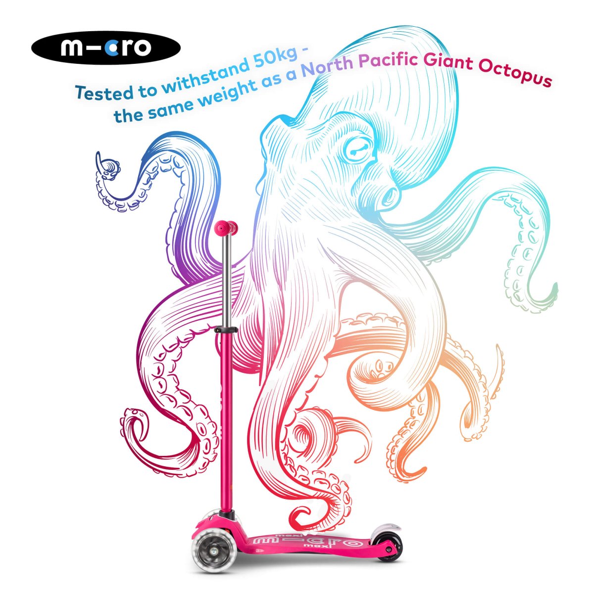 Micro Scooters Maxi Micro Scooter Deluxe LED – Scooters for children, available at Learning Bugs UK