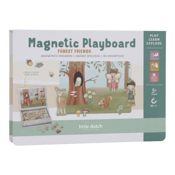 Little Dutch Magnetic Playboard FSC - Forest Friends