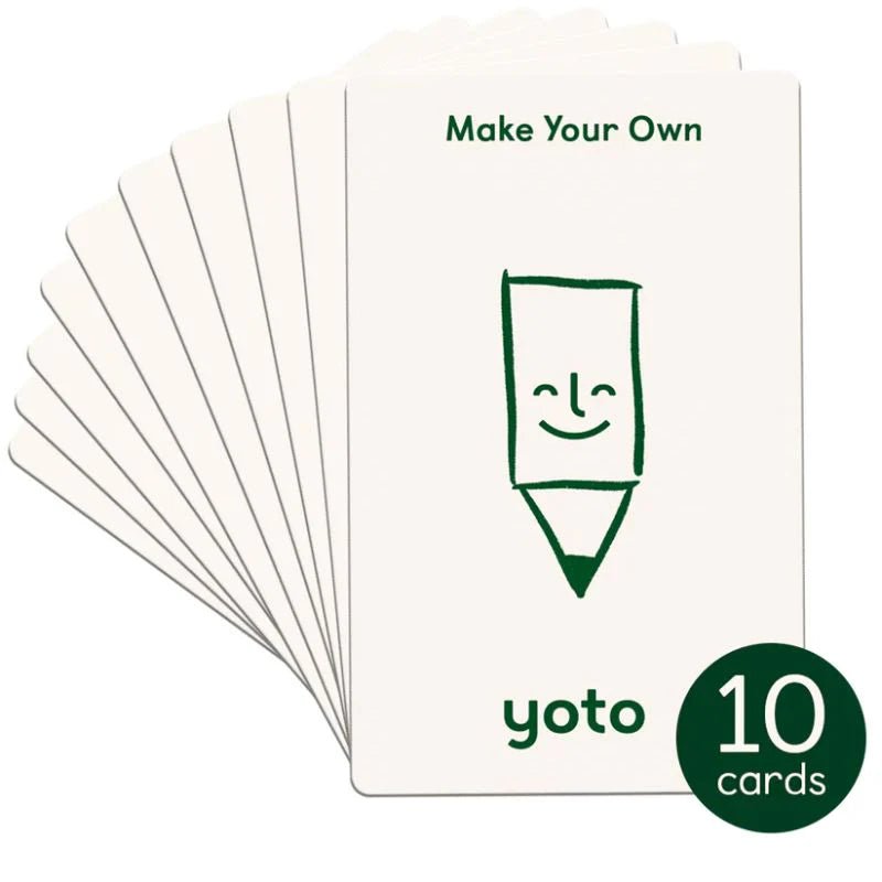Buy Yoto - Make Your Own Cards - Pack of 10 | for kids by Learning Bugs UK