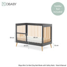 Obaby Maya Mini 3 Piece Room Set - Slate With Natural
