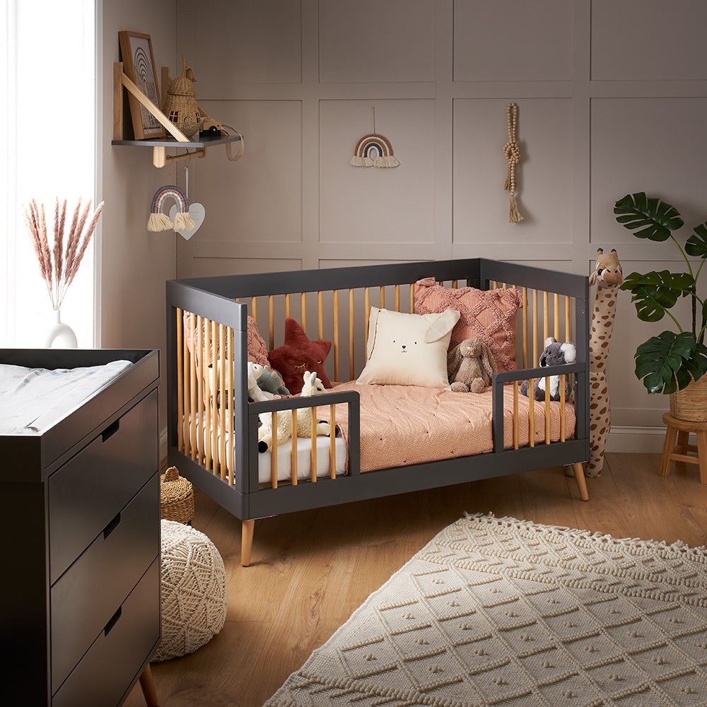 Obaby Maya 2 Piece Room Set - Slate With Natural