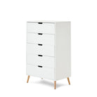 Obaby Maya Tall Boy - White With Natural
