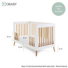 Obaby Maya 2 Piece Room Set - White With Natural