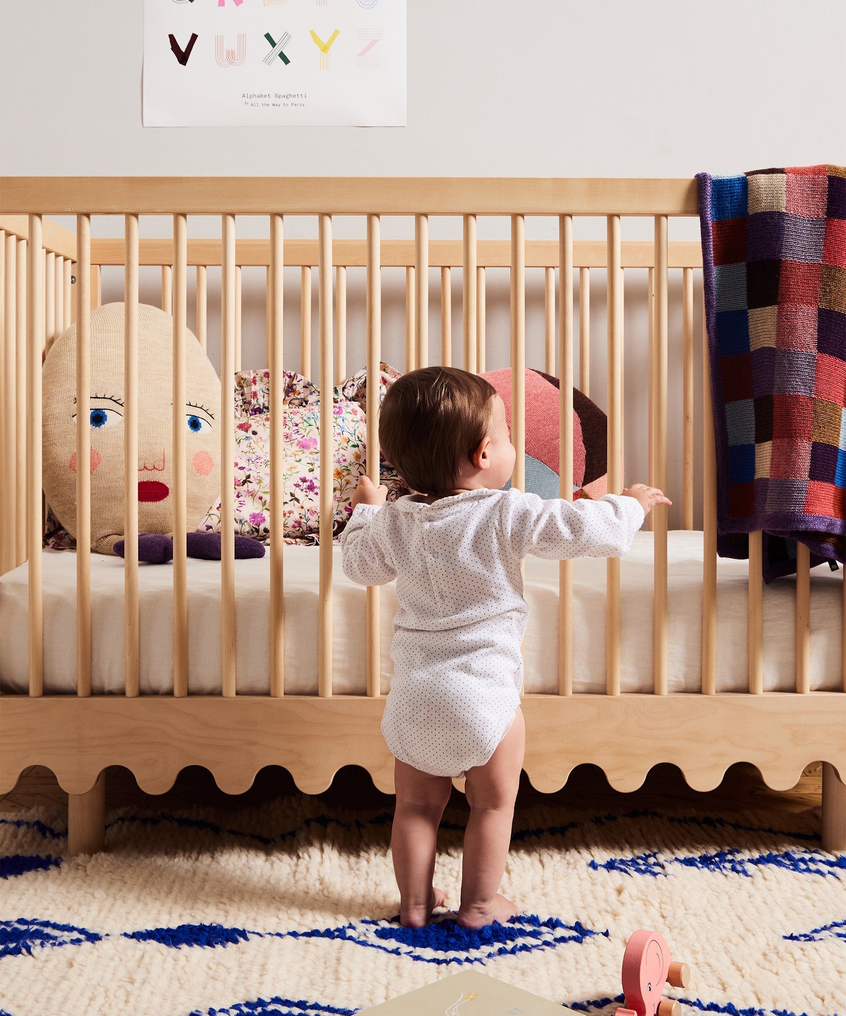 Oeuf Moss Cot Bed - Birch, view 3