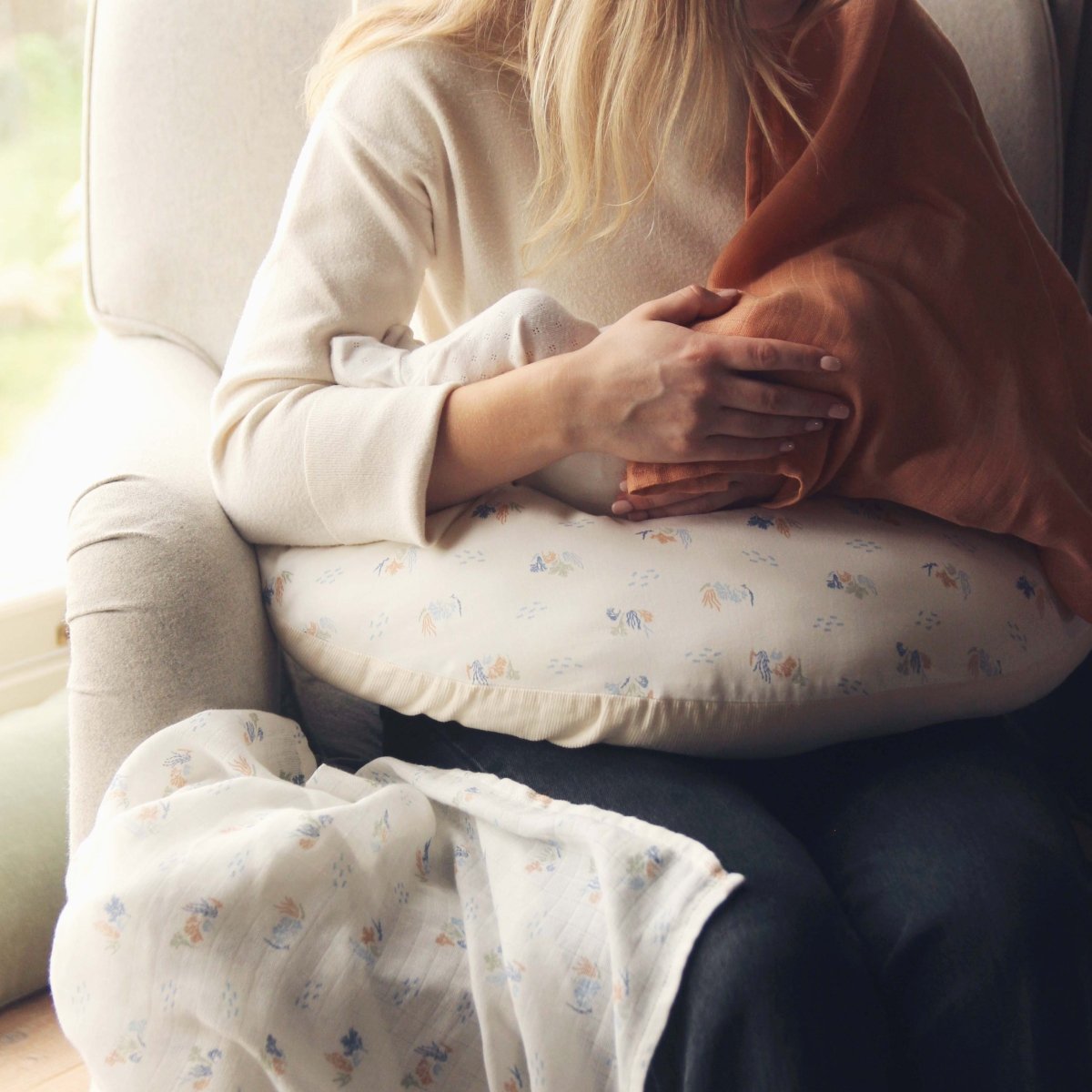 Nursing Pillow - Coastline – Nursing Pillow for children, available at Learning Bugs UK