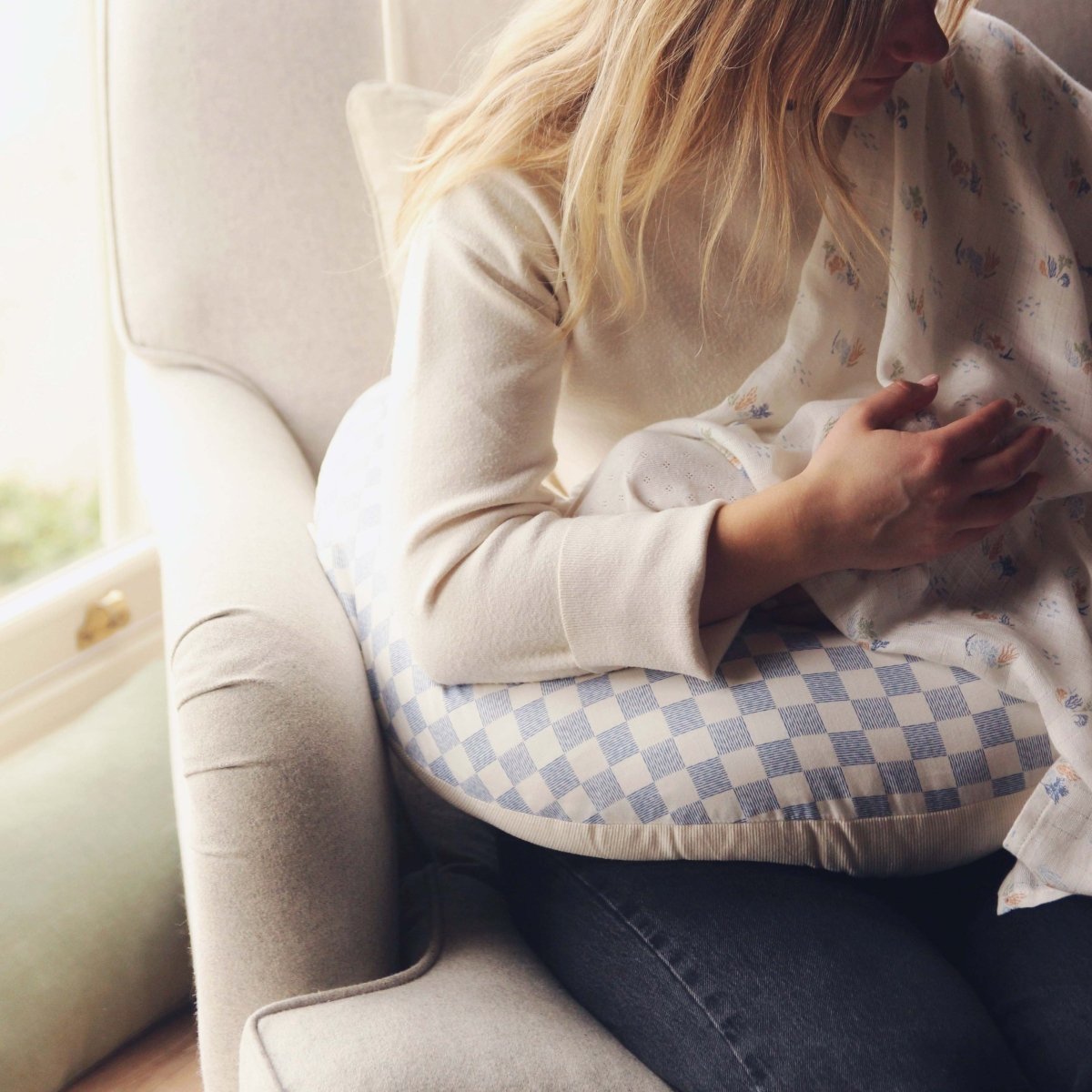 Nursing Pillow - Waves – Nursing Pillow for children, available at Learning Bugs UK