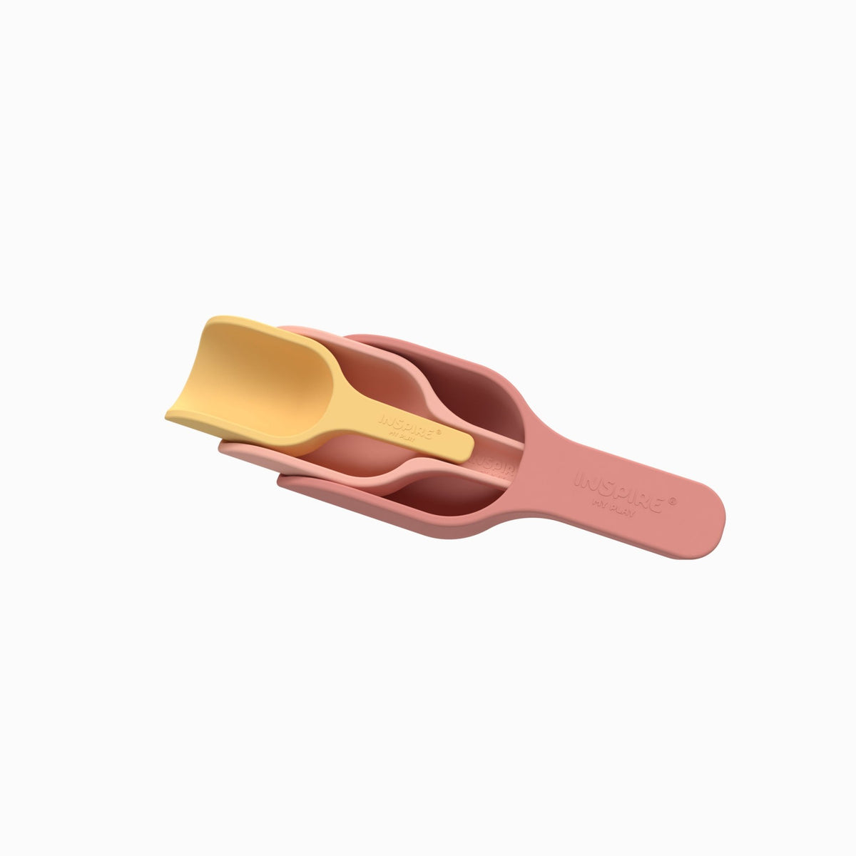 Inspire My Play Nesting Scoops Coral – Sensory Play – Learning Bugs