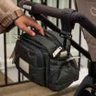 Buy Pram Organiser Bag - Soft Black | Changing Bags & Travel Changing Mats for kids by Learning Bugs UK