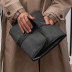 Buy Recycled Nylon Travel Baby Changing Mat - Soft Black | Changing Bags & Travel Changing Mats for kids by Learning Bugs UK