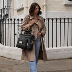 Buy Baby Changing Tote Bag - Soft Black | Changing Bags & Travel Changing Mats for kids by Learning Bugs UK