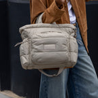 Buy Baby Changing Tote Bag - Oyster | Changing Bags & Travel Changing Mats for kids by Learning Bugs UK