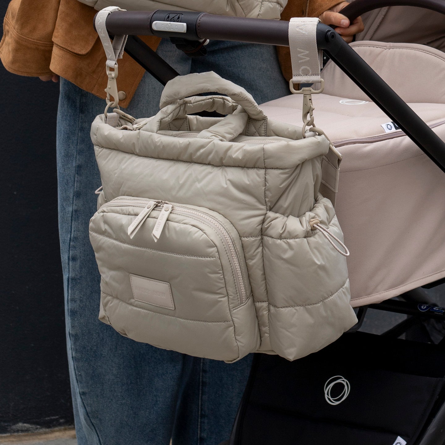 Buy Baby Changing Tote Bag - Oyster | Changing Bags & Travel Changing Mats for kids by Learning Bugs UK