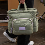 Buy Baby Changing Tote Bag - Olive | Changing Bags & Travel Changing Mats for kids by Learning Bugs UK