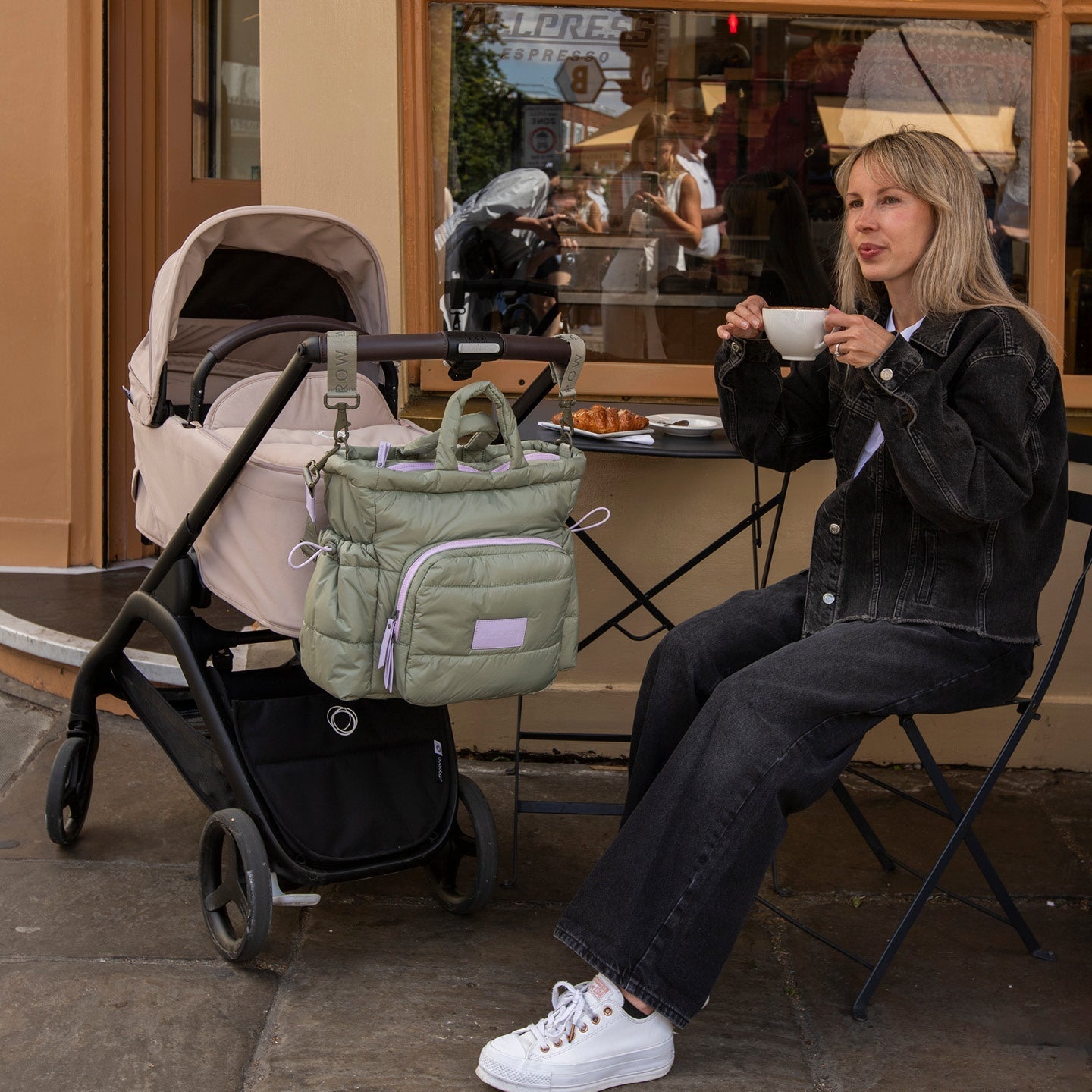 Buy Baby Changing Tote Bag - Olive | Changing Bags & Travel Changing Mats for kids by Learning Bugs UK