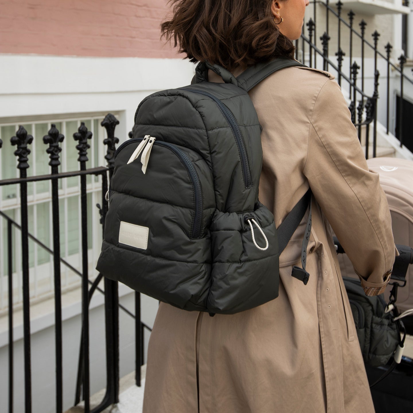Baby Changing Backpack - Soft Black