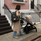 Buy Baby Changing Backpack - Soft Black | Changing Bags & Travel Changing Mats for kids by Learning Bugs UK