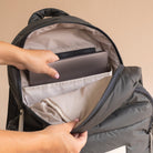 Buy Baby Changing Backpack - Soft Black | Changing Bags & Travel Changing Mats for kids by Learning Bugs UK