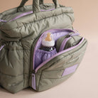 Buy Baby Changing Tote Bag - Olive | Changing Bags & Travel Changing Mats for kids by Learning Bugs UK