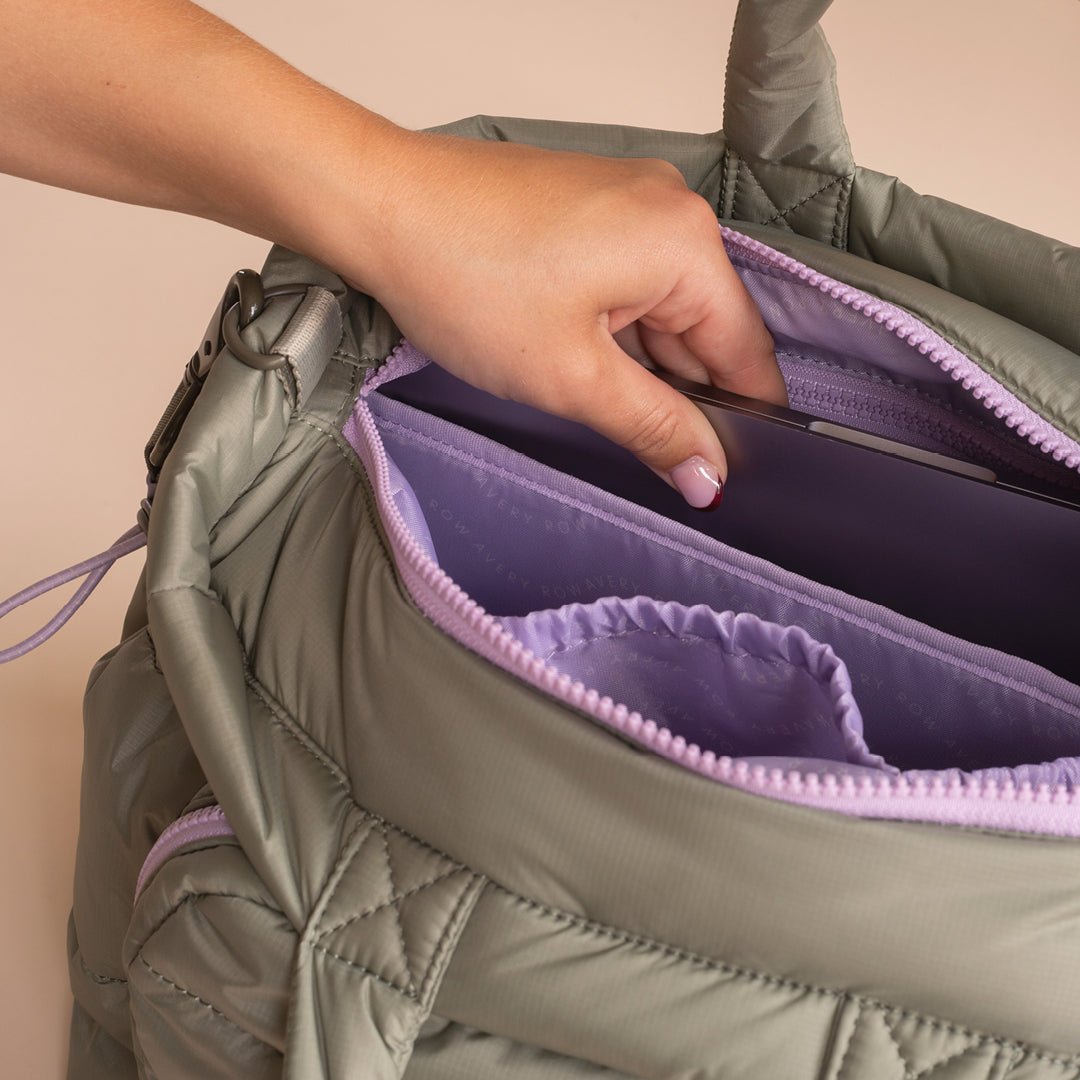 Buy Baby Changing Tote Bag - Olive | Changing Bags & Travel Changing Mats for kids by Learning Bugs UK