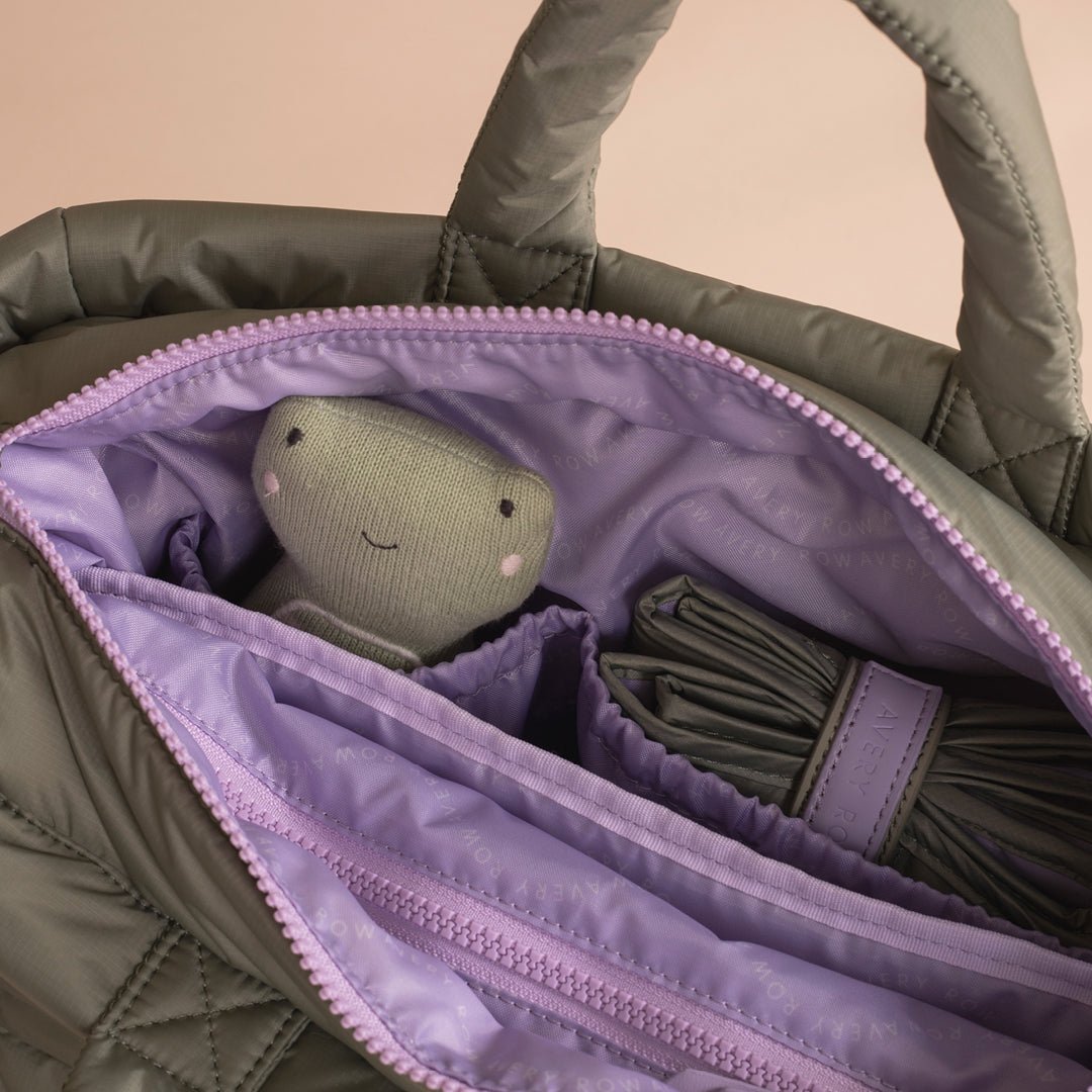 Buy Baby Changing Tote Bag - Olive | Changing Bags & Travel Changing Mats for kids by Learning Bugs UK