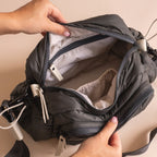 Buy Pram Organiser Bag - Soft Black | Changing Bags & Travel Changing Mats for kids by Learning Bugs UK