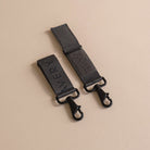 Buy Logo Pram Bag Clips - Soft Black | Changing Bags & Travel Changing Mats for kids by Learning Bugs UK