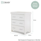 Obaby Nika 2 Piece Room Set - White Wash
