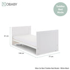 Obaby Nika 2 Piece Room Set - White Wash