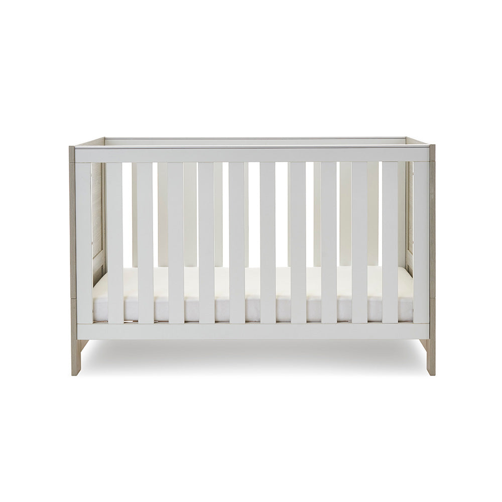 Obaby Nika Mini 3 Piece Room Set - Grey Wash & White