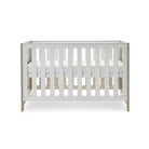Obaby Nika Cot Bed - Grey Wash & White