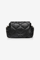 Buy Nova Eco Compact Changing Bag Black Quilted Faux Leather | Compact Changing Bag for kids by Learning Bugs UK
