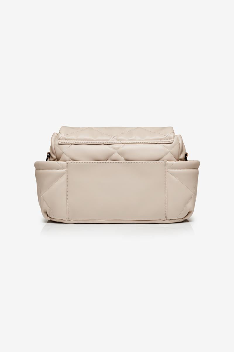 Buy Nova Eco Compact Changing Bag Oyster Quilted Faux Leather | Compact Changing Bag for kids by Learning Bugs UK