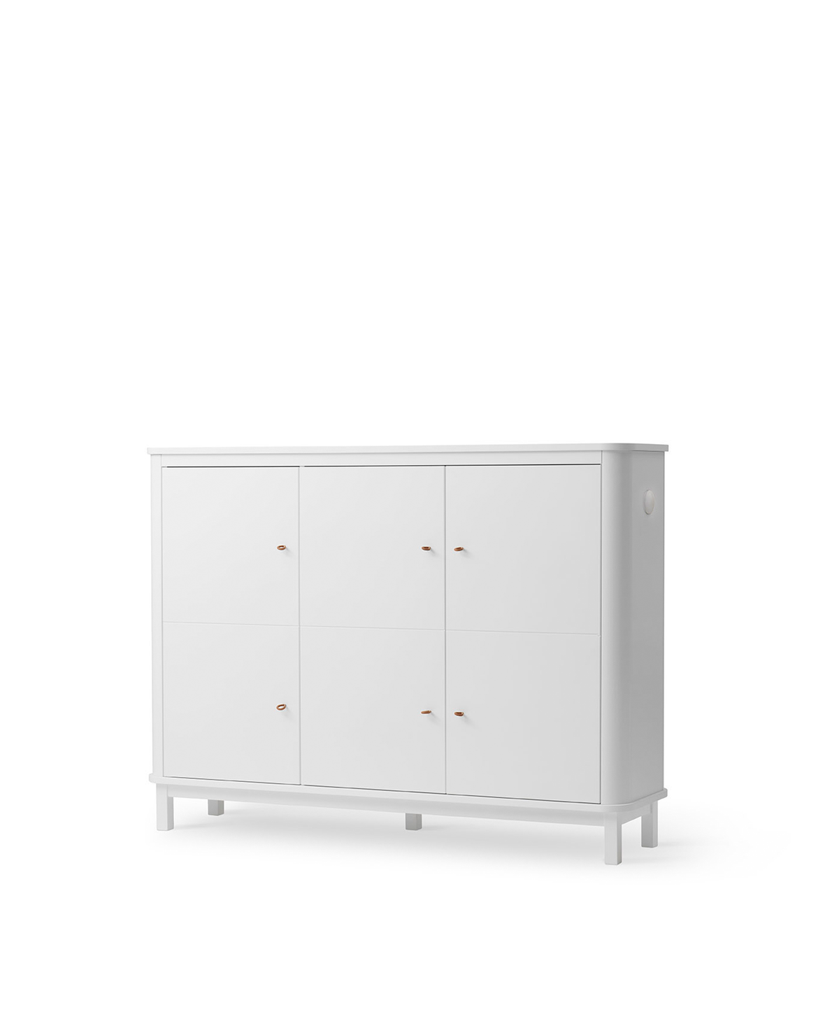 Oliver Furniture Wood Multi Cupboard 3 Doors - White – Storage Cupboard for children, available at Learning Bugs UK