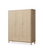 Oliver Furniture Wood Wardrobe 3 Doors - Oak – Wardrobes for children, available at Learning Bugs UK