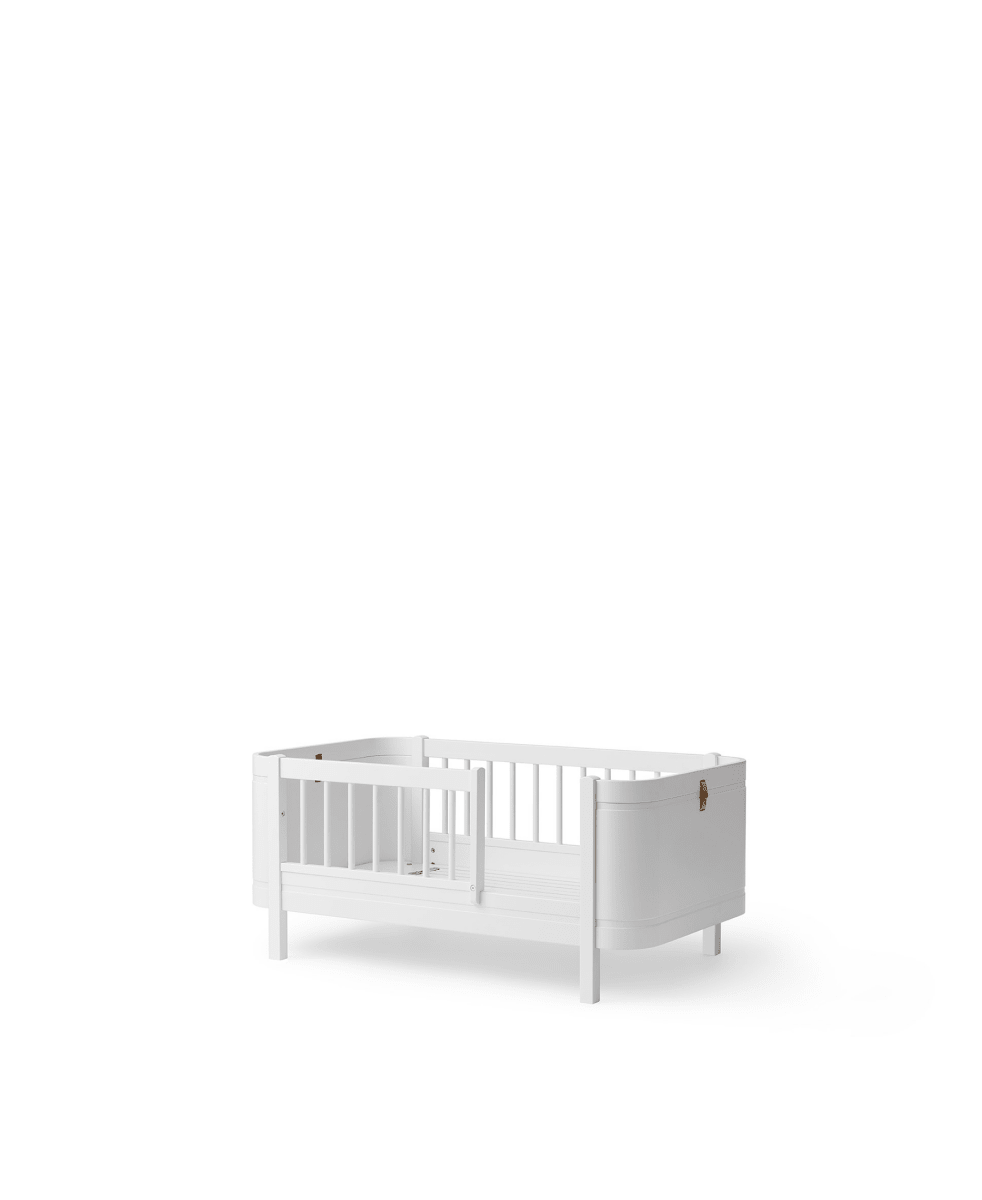 Mini+ Cot Bed Incl. Junior Kit - White (0-9 Years) – Cot Beds for children, available at Learning Bugs UK