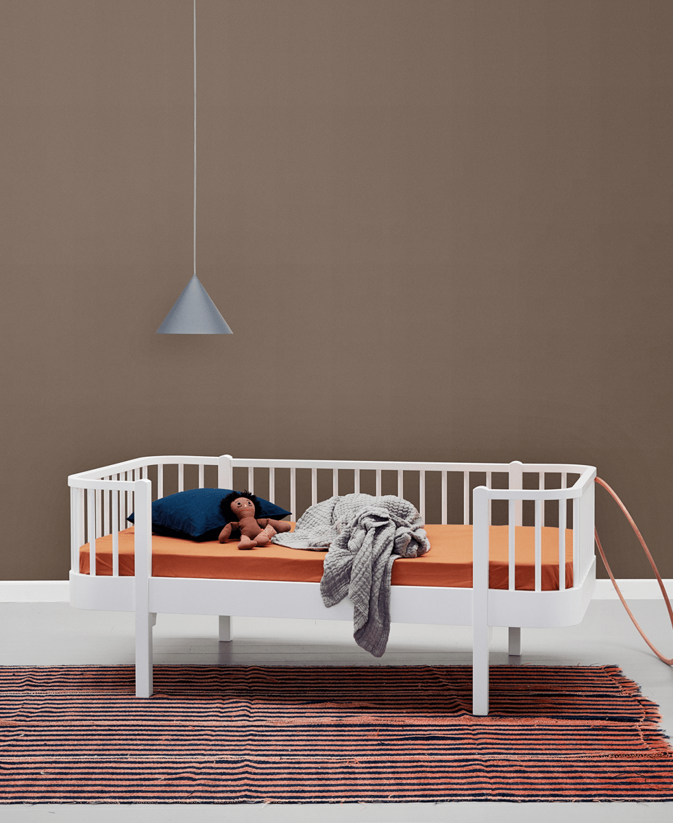 Oliver Furniture Wood Original Junior Day Bed - White/Oak, view 4