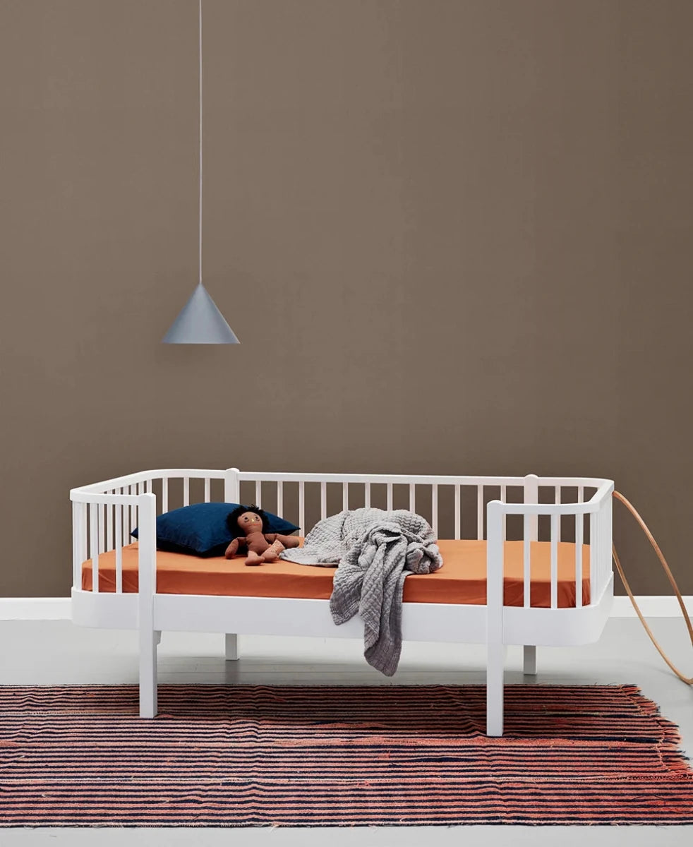 Oliver Furniture Wood Original Junior Day Bed - White – Junior Beds for children, available at Learning Bugs UK